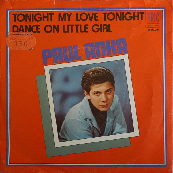 Paul Anka : Tonight, My Love, Tonight (7")