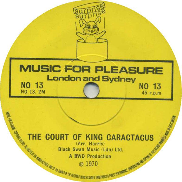 Unknown Artist : Two Little Boys & The Court Of King Caractacus (7", Single, Yel)