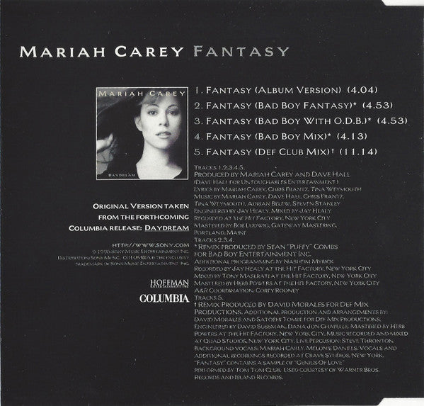 Mariah Carey : Fantasy (CD, Single, CD1)