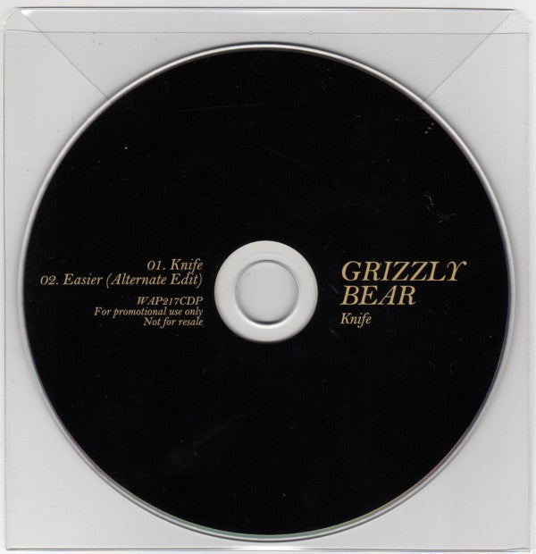 Grizzly Bear : Knife (CD, Single, Promo)