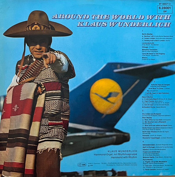 Klaus Wunderlich : Around The World With Klaus Wunderlich (2xLP, RE)