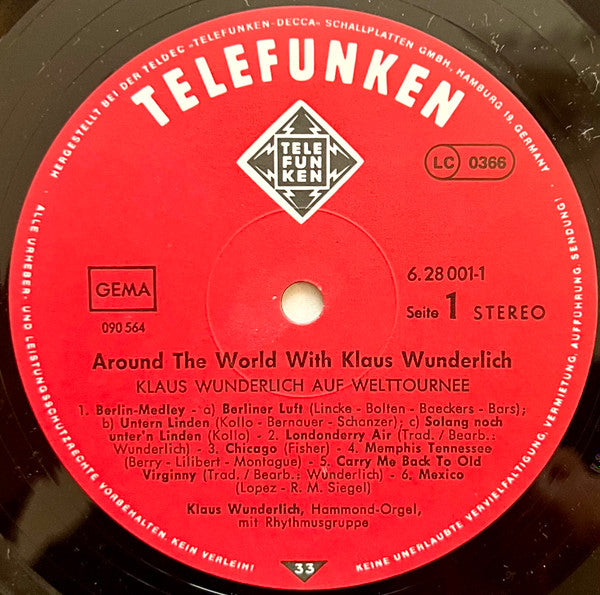 Klaus Wunderlich : Around The World With Klaus Wunderlich (2xLP, RE)