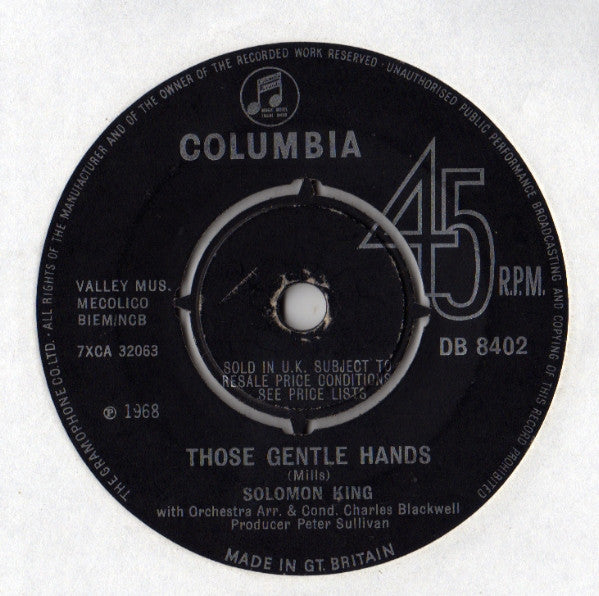 Solomon King : When We Were Young (7", Single, 4-P)
