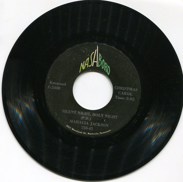 Mahalia Jackson : Silent Night, Holy Night (7", Single, RE)