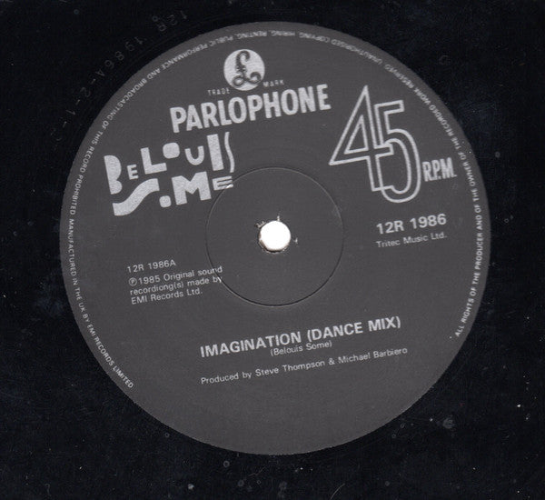Belouis Some : Imagination (12", Single, RE)