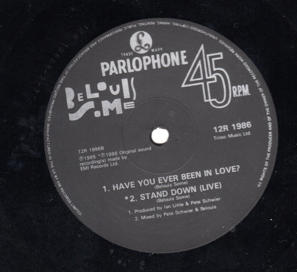 Belouis Some : Imagination (12", Single, RE)
