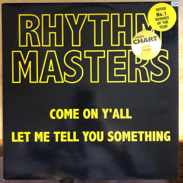Rhythm Masters : Come On Y'All (12")