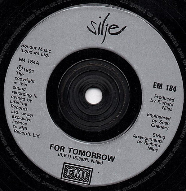 Silje Nergaard : For Tomorrow (7", Single, Sil)