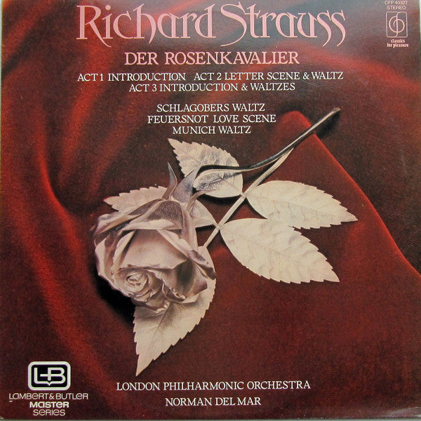 Richard Strauss, London Philharmonic Orchestra, Norman Del Mar : Der Rosenkavalier (LP, Album)