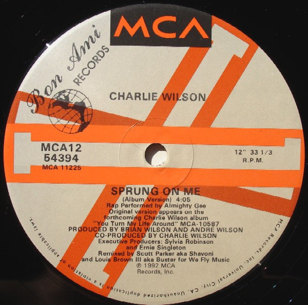 Charlie Wilson : Sprung On Me (12")