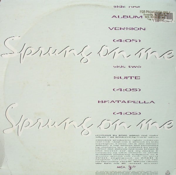 Charlie Wilson : Sprung On Me (12")