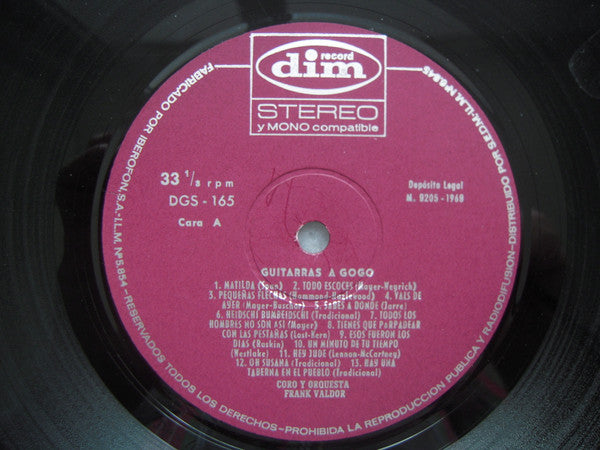 Chor Und Orchester Frank Valdor : Gogo Guitars Una Seleccion De Grandes Hits (LP, Album)