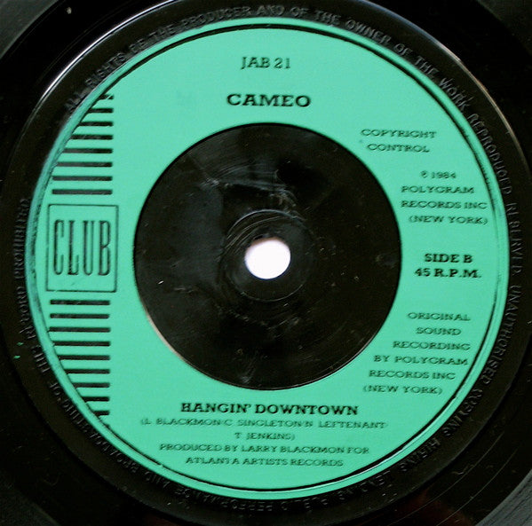 Cameo : Single Life (7", Single)