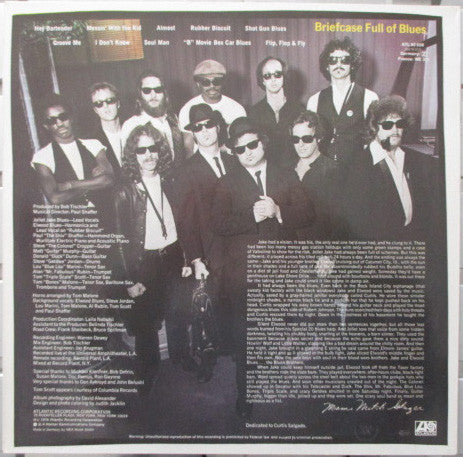 The Blues Brothers : Briefcase Full Of Blues (LP, Album, RE)