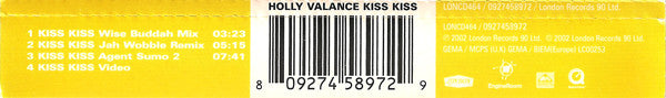 Holly Valance : Kiss Kiss (CD, Single, Enh)