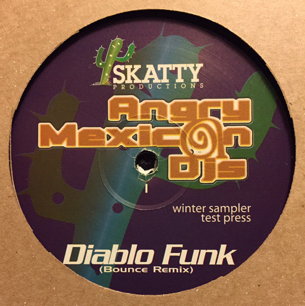 Angry Mexican DJs : Winter Sampler Test Press (2x12", S/Sided, TP)