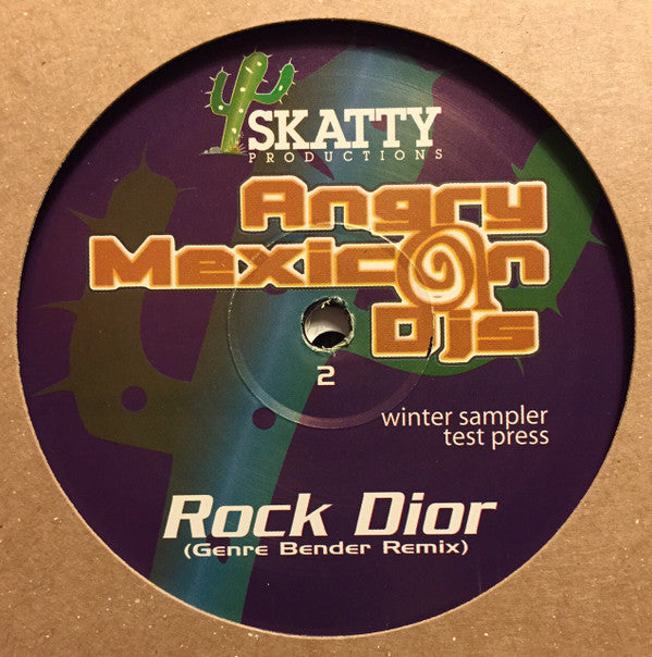 Angry Mexican DJs : Winter Sampler Test Press (2x12", S/Sided, TP)