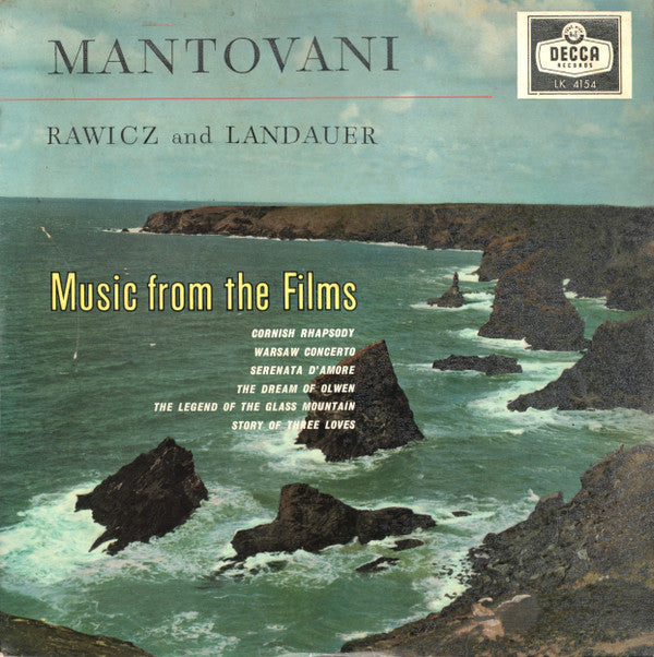 Mantovani, Rawicz & Landauer : Music From The Films (LP, Album, Mono)