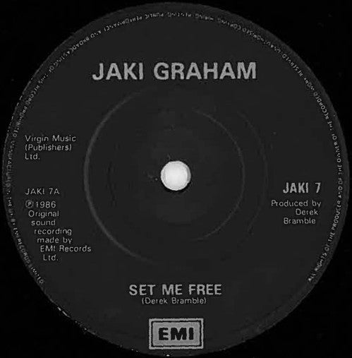 Jaki Graham : Set Me Free (7", Single, Pap)