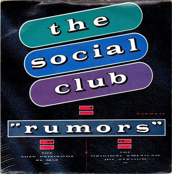 Timex Social Club : Rumors (7", Single, Sil)
