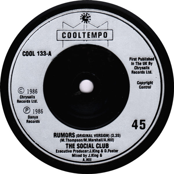 Timex Social Club : Rumors (7", Single, Sil)