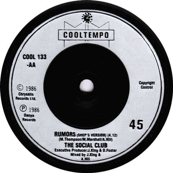 Timex Social Club : Rumors (7", Single, Sil)