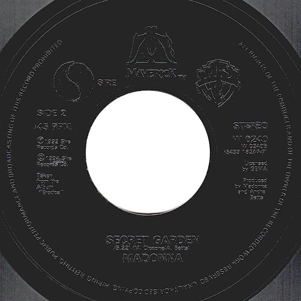 Madonna : I'll Remember (Theme From With Honors) (7", Single, Jukebox)