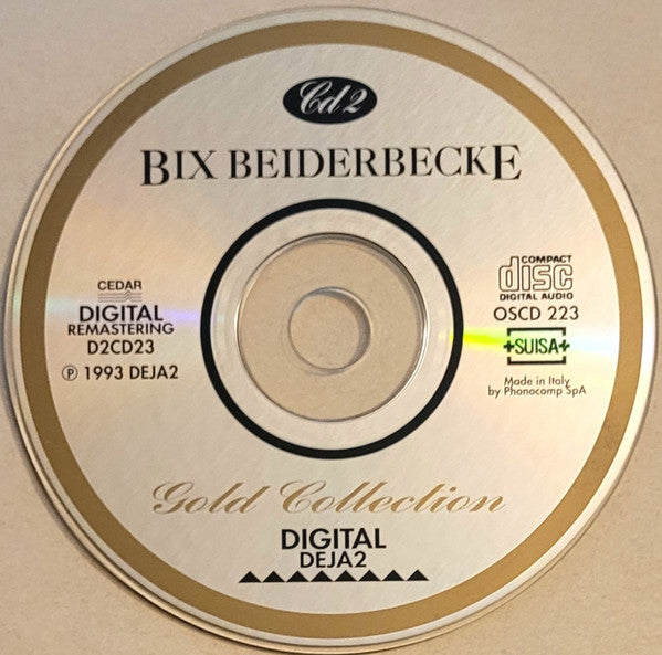 Bix Beiderbecke : The Bix Beiderbecke Gold Collection (2xCD, Comp)