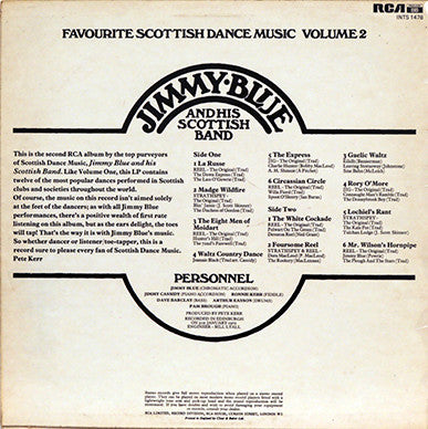 Jimmy Blue And His Scottish Band : Favourite Scottish Dance Music Volume 2 (LP)