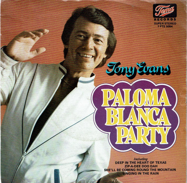 Tony Evans And His Orchestra : Paloma Blanca Party (7", Single)