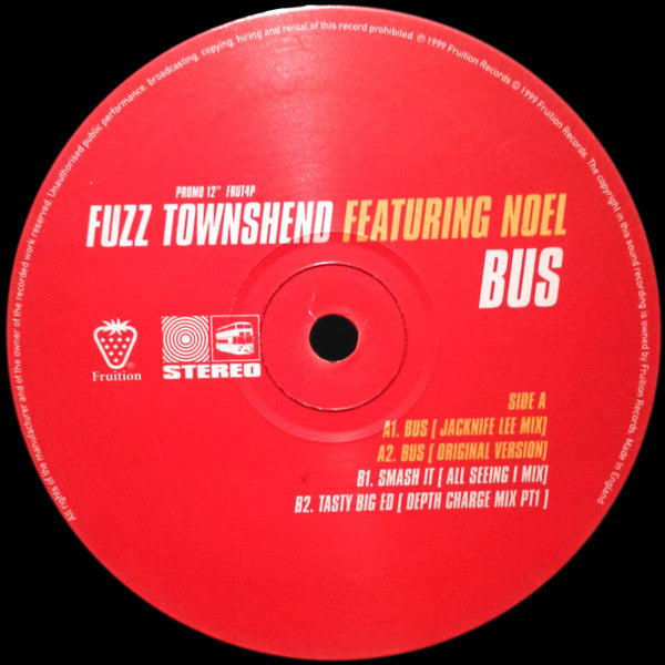 Fuzz Townshend : Bus (12", Promo)