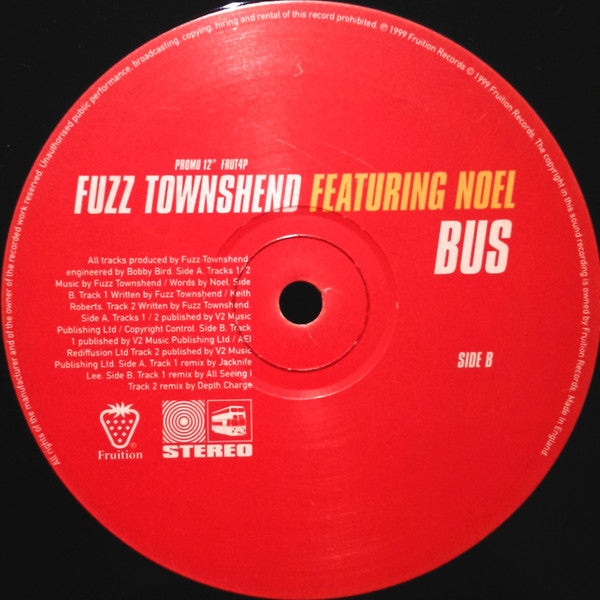 Fuzz Townshend : Bus (12", Promo)