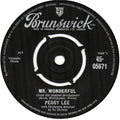 Peggy Lee : Mr Wonderful (7", Single, Fou)