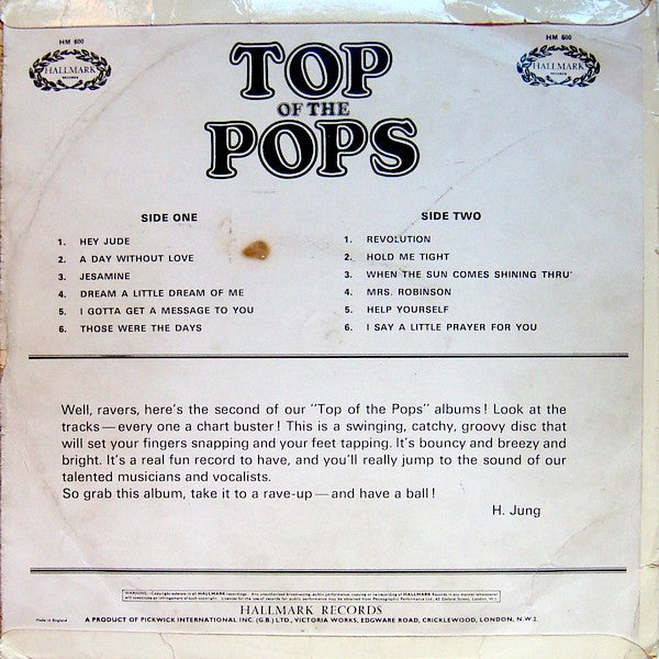 Unknown Artist : Top Of The Pops Vol. 2 (LP)