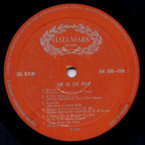 Unknown Artist : Top Of The Pops Vol. 2 (LP)