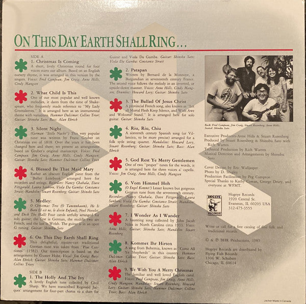 Anne Hills, Shinobu Sato, Jim Craig, Stuart Rosenberg, Fred Campeau : On This Day Earth Shall Ring (LP, Album)