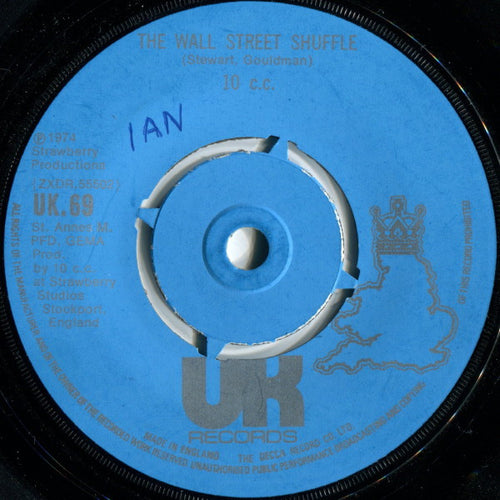 10cc : The Wall Street Shuffle (7", Single)