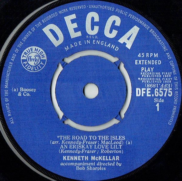 Kenneth McKellar : The Road To The Isles (7", EP, Pus)