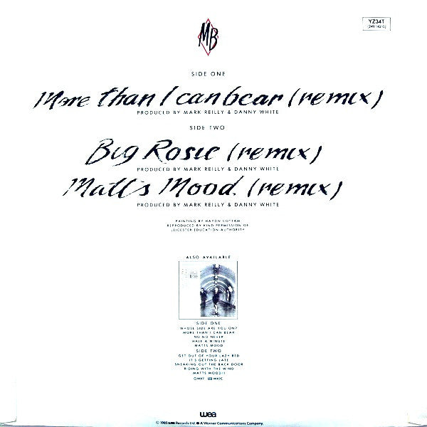 Matt Bianco : More Than I Can Bear (Remix) (12")