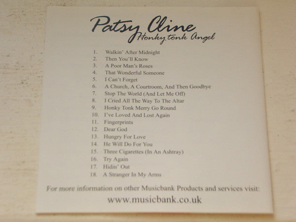 Patsy Cline : Honky Tonk Angel (CD, Comp)