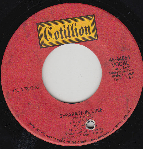 Laura Lee : Separation Line (7", Single, SP )