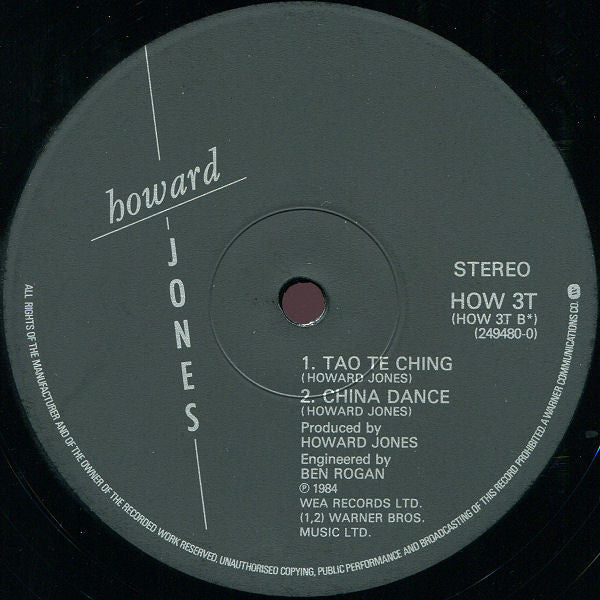 Howard Jones : Hide & Seek (12", Single, EMI)