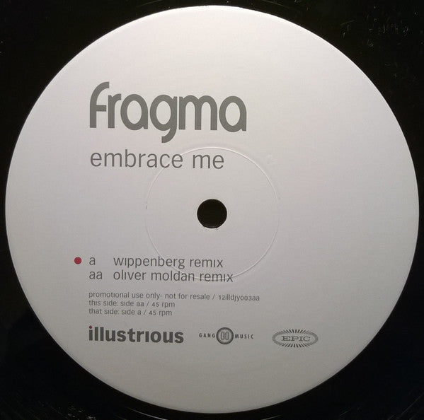 Fragma : Embrace Me (12", Promo)