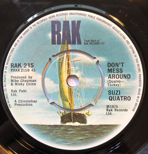 Suzi Quatro : I May Be Too Young (7", Single)