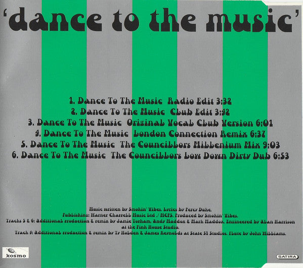 Smokin' Vibes Featuring Deborah Woodson : Dance To The Music (CD, Single)