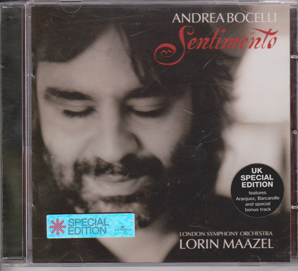 Andrea Bocelli : Sentimento (CD, Album, S/Edition)