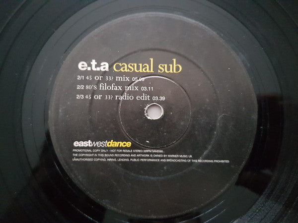 ETA : Casual Sub (12", Promo)