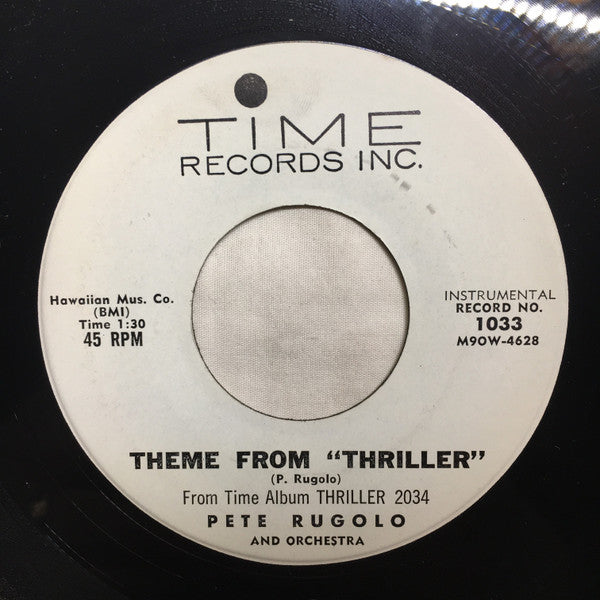 Pete Rugolo Orchestra : Theme From "Thriller" / Voodoo Man (7", Promo)
