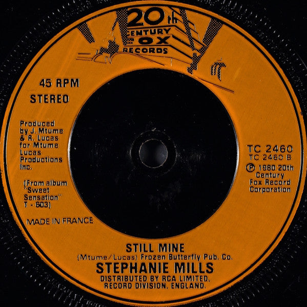 Stephanie Mills : Never Knew Love Like This Before (7", Single)