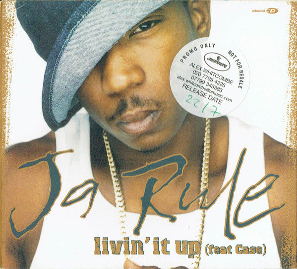 Ja Rule Feat Case : Livin' It Up (CD, Single, Enh, Promo)